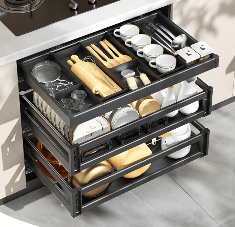 Merezi al dute altzairu herdoilgaitzezko eta aluminiozko geruza anitzeko saskiak sukaldeko armairuetan instalatzea? Merezi al dute altzairu herdoilgaitzezko eta aluminiozko geruza anitzeko saskiak sukaldeko armairuetan instalatzea?